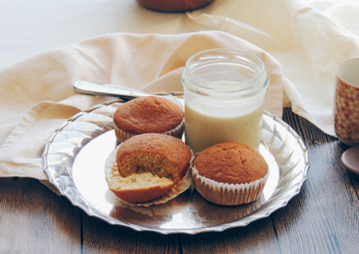 Tortini allo yogurt miele e cereali