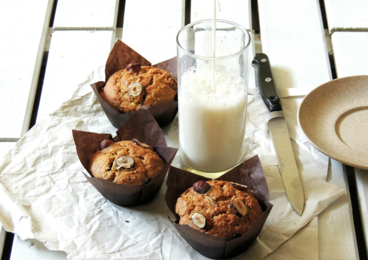 Muffin yogurt e nocciola