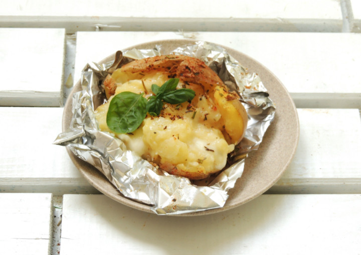 Patate al cartoccio paprika e stracchino