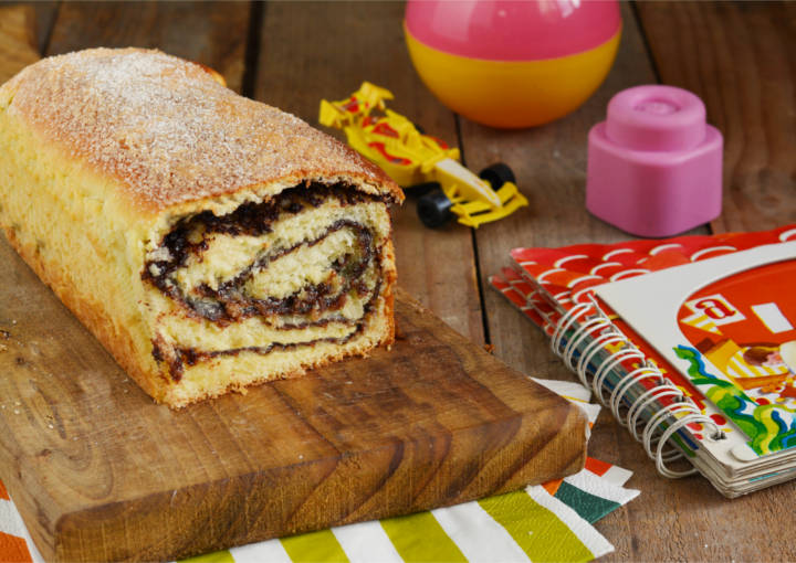 Brioche al miele e cioccolato