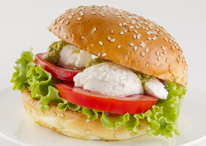 Hamburger vegetariano alla ricotta