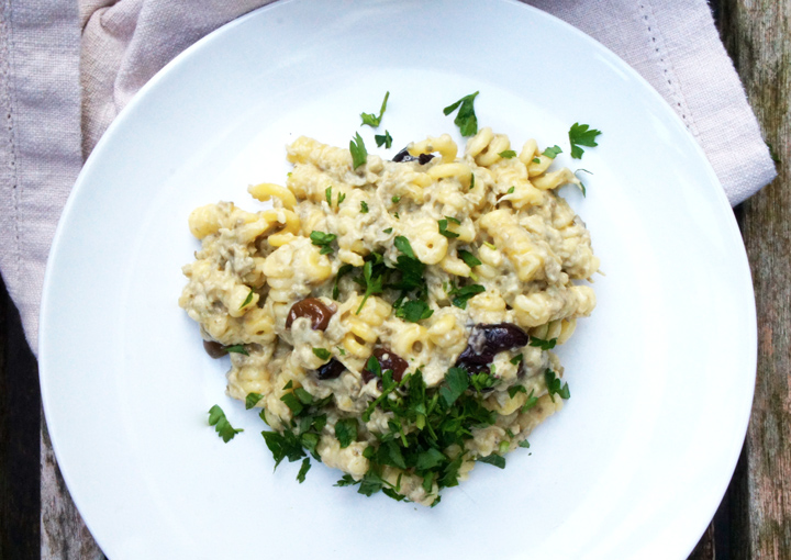 Fusilli alla crema di melanzane