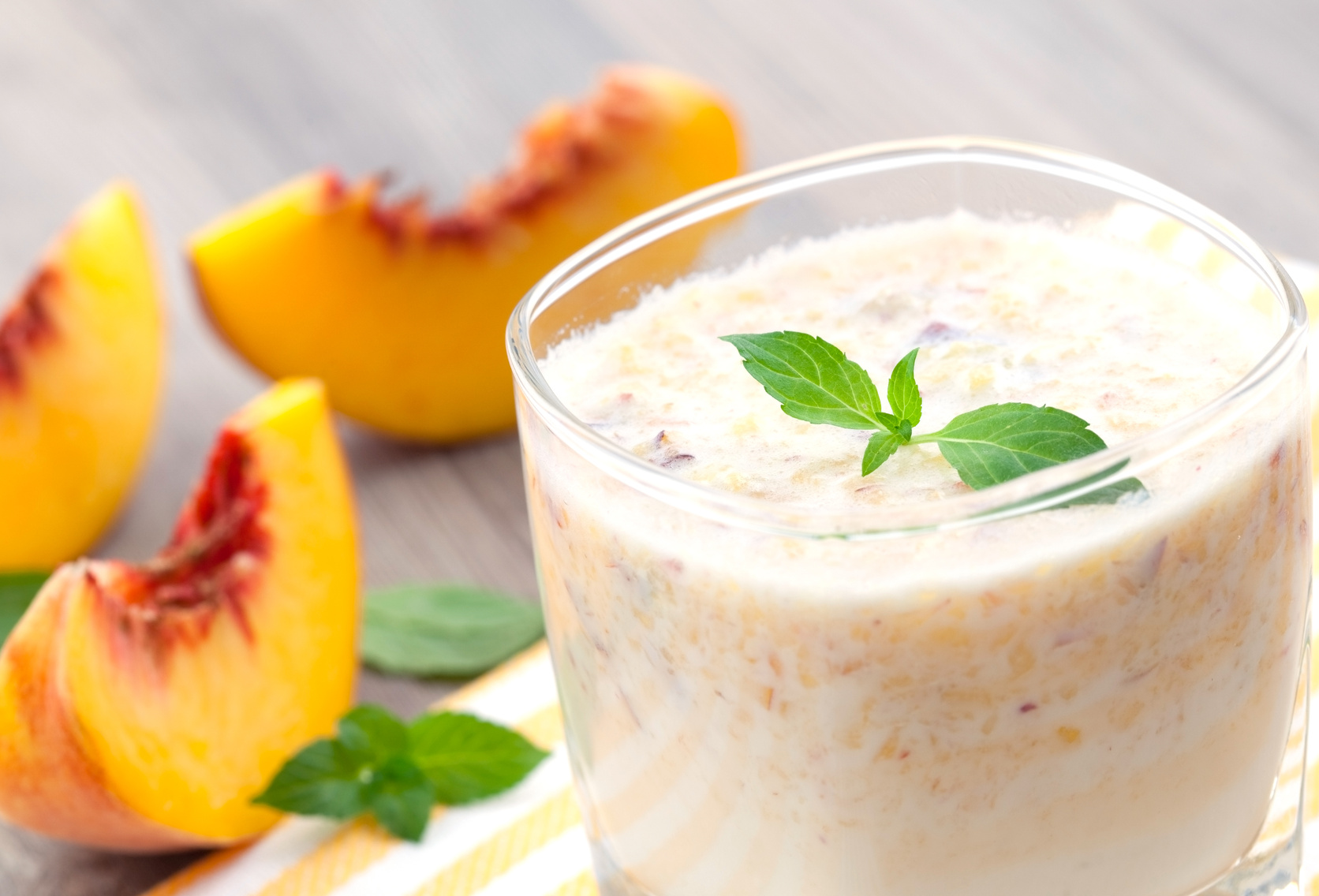 Milkshake alla pesca