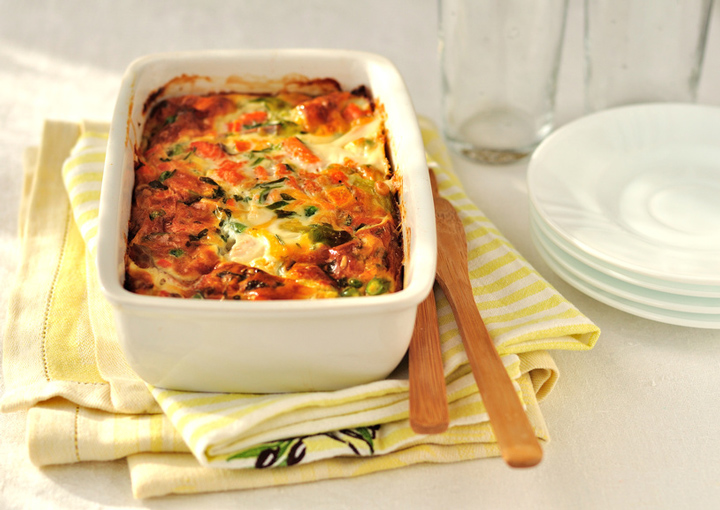 Tortino di pane e formaggio