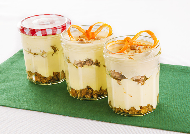 Tiramisù agli agrumi e amaretti