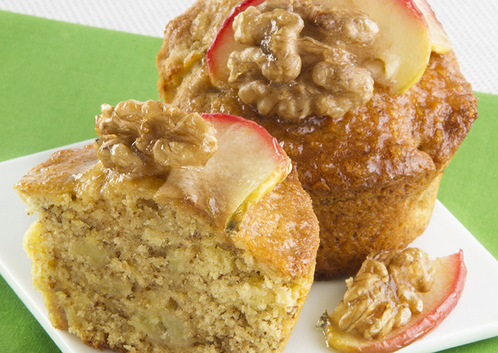 Cupcakes mele e noci
