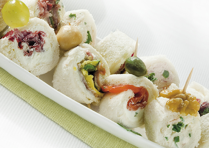 Rotolini fantasia con mascarpone