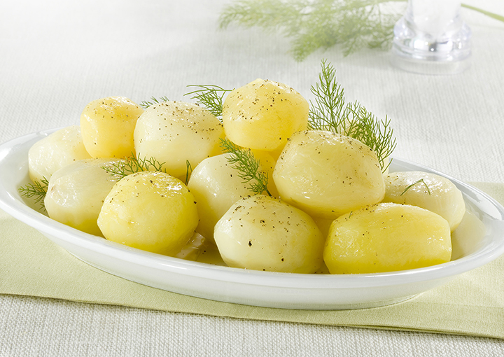 Patate novelle con burro e aneto