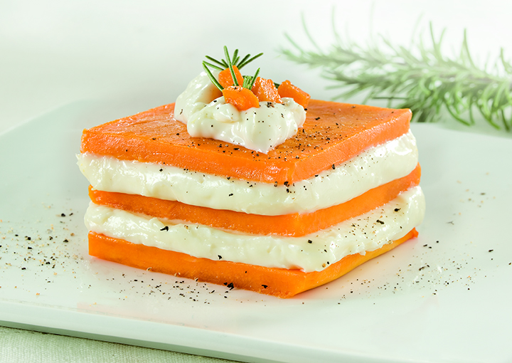 Tortino di zucca e stracchino