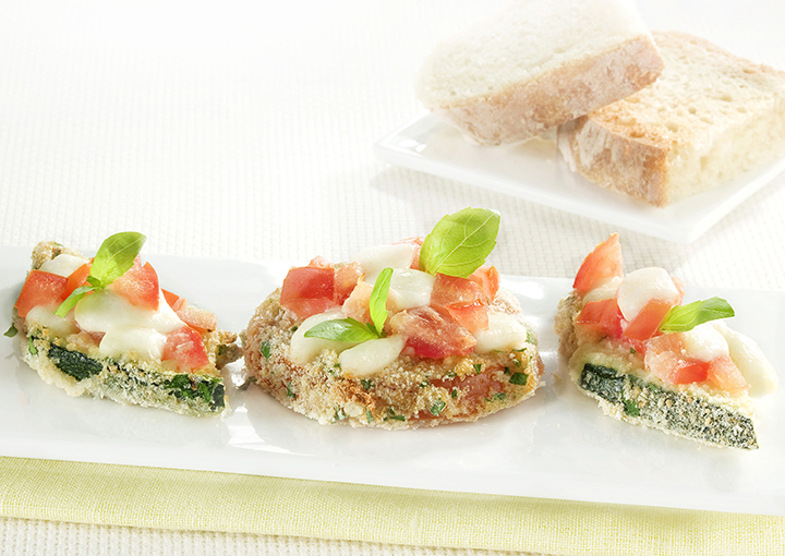 Verdure al forno con mozzarella