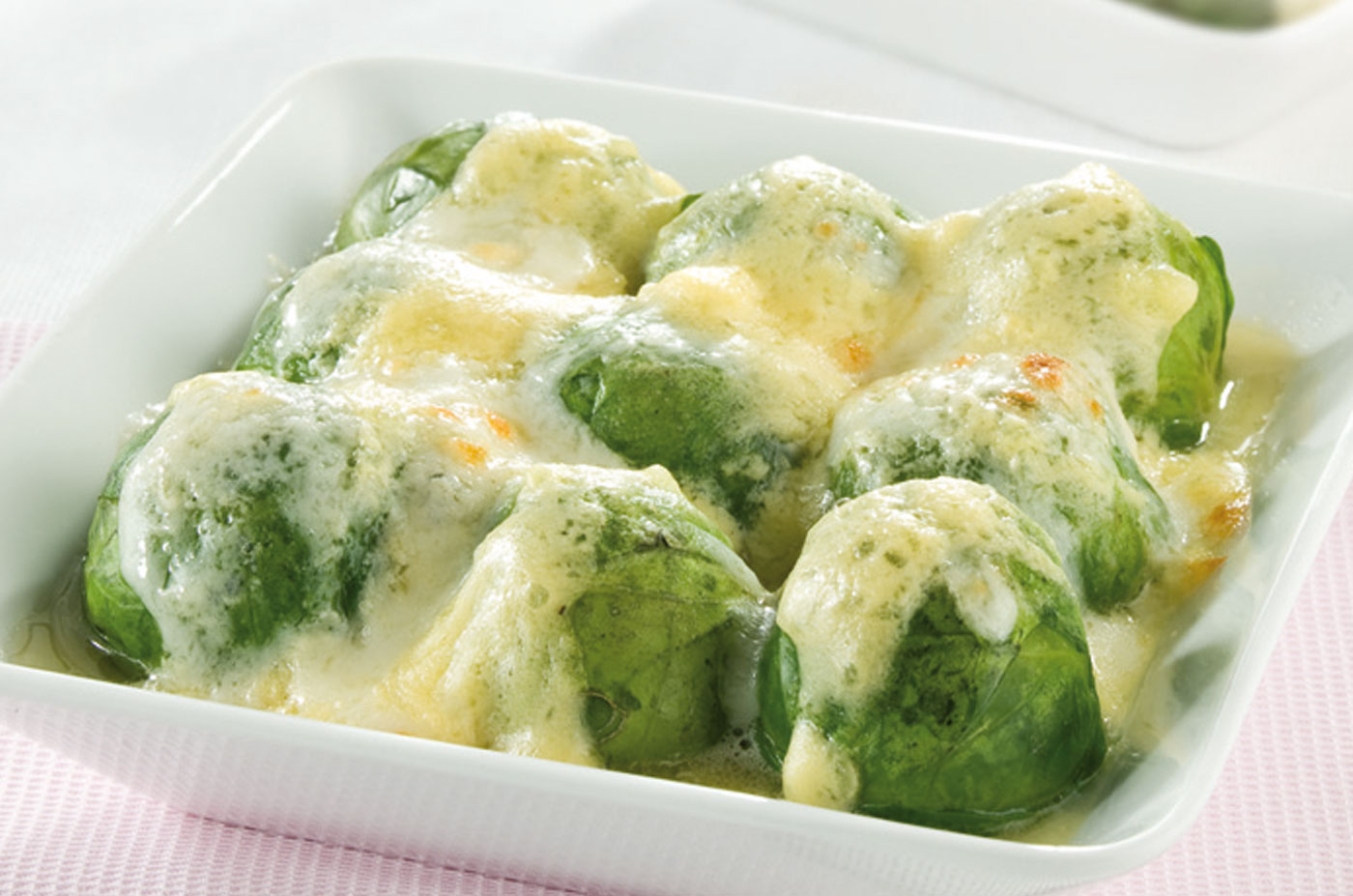 Teglia di cavoletti di Bruxelles gratinati