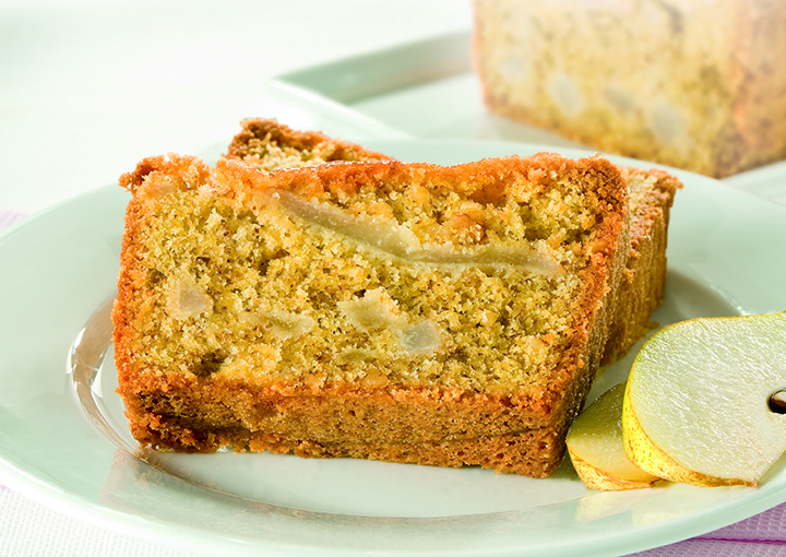 Plum cake pere e noci