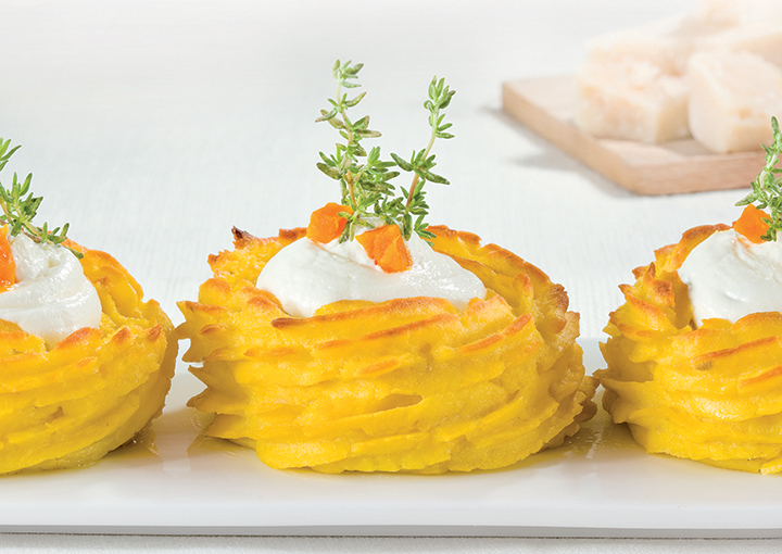 Patate duchessa con stracchino