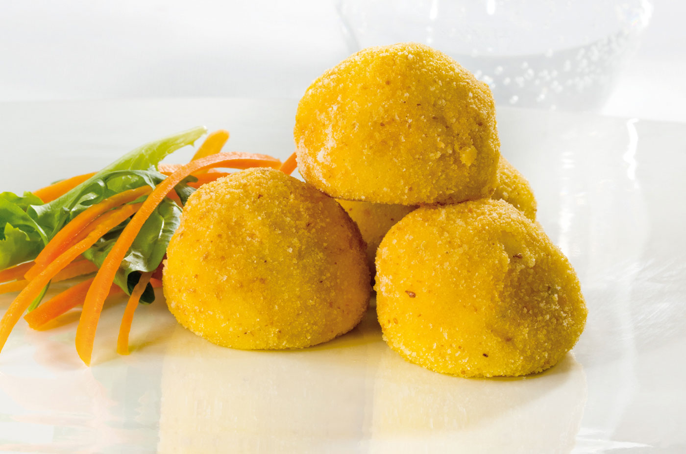 Crocchette di patate con cuore di mozzarella