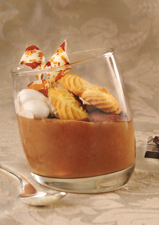 Mousse di mascarpone e cioccolato fondente