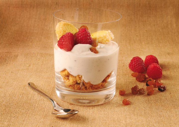 Crema di mascarpone e lamponi