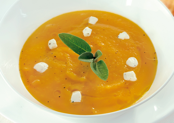 Vellutata di zucca e formaggino