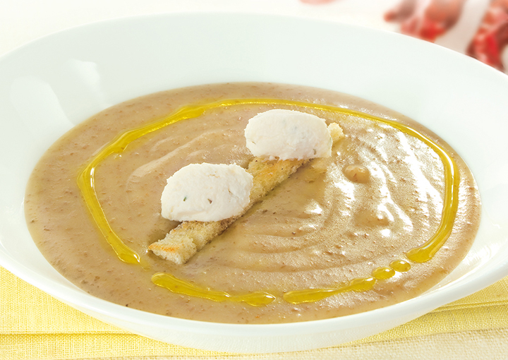 Vellutata di lenticchie e mascarpone