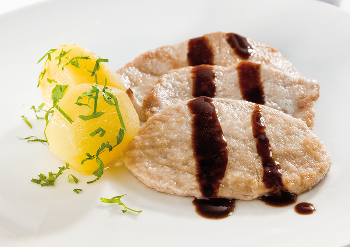 Scaloppine all'aceto balsamico