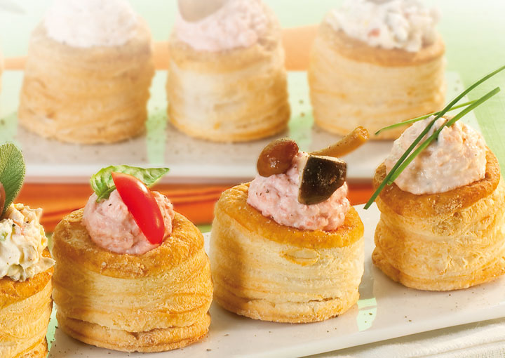 Vol-au-vent ai tre sapori