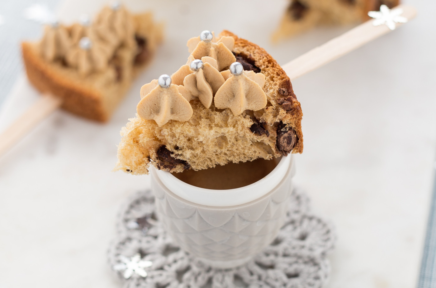 Panettone con crema al mascarpone