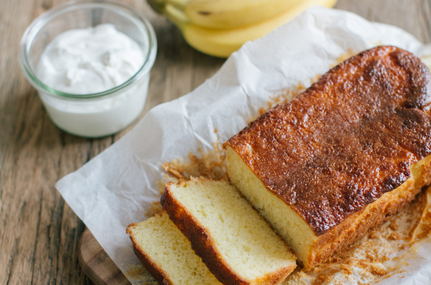Banana plumcake allo yogurt