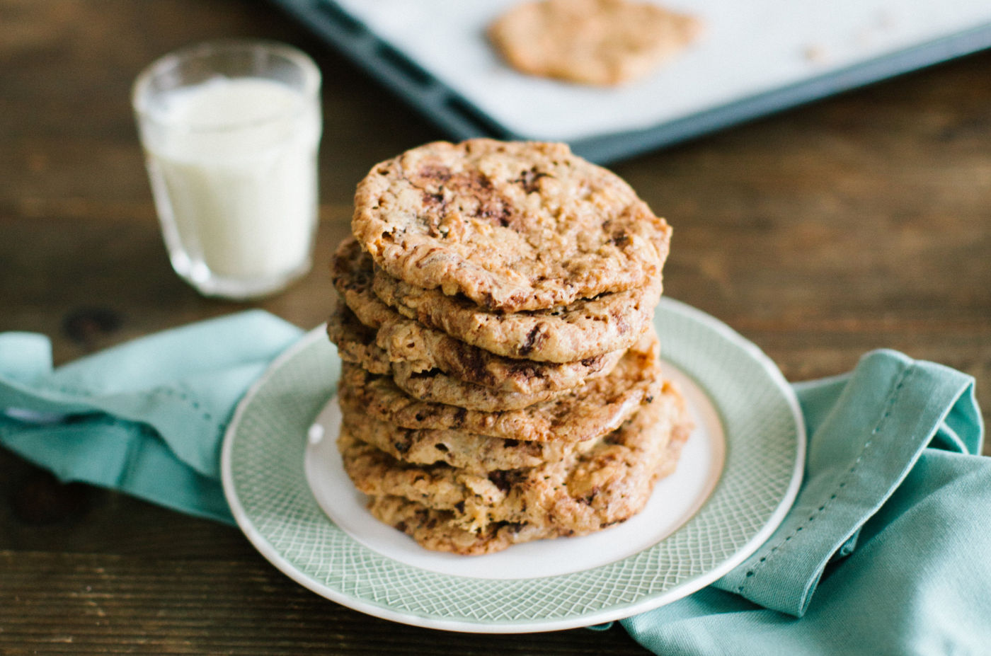 Cookies morbidi con cioccolato