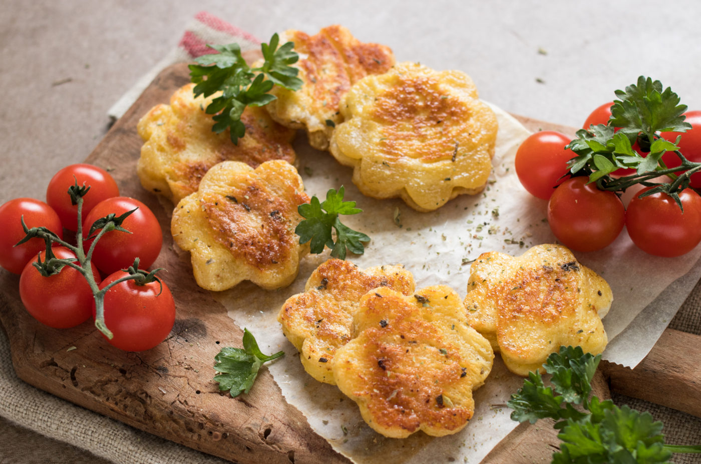 Fiorellini di mozzarella in carrozza