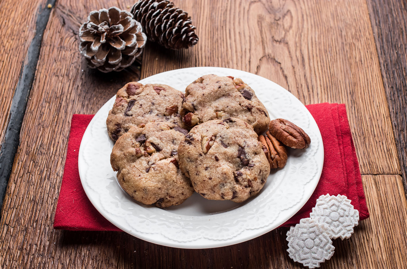 Cookies con noci pecan
