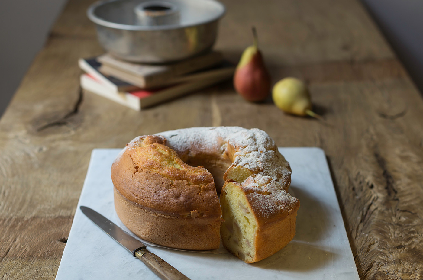 Ciambella di pere e mascarpone