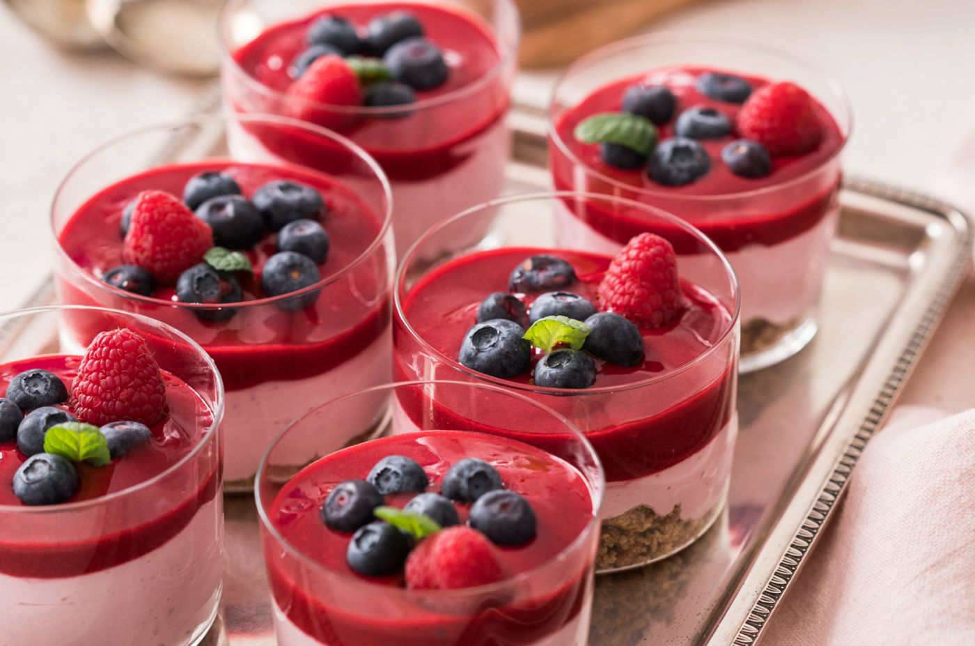 Mousse ai lamponi