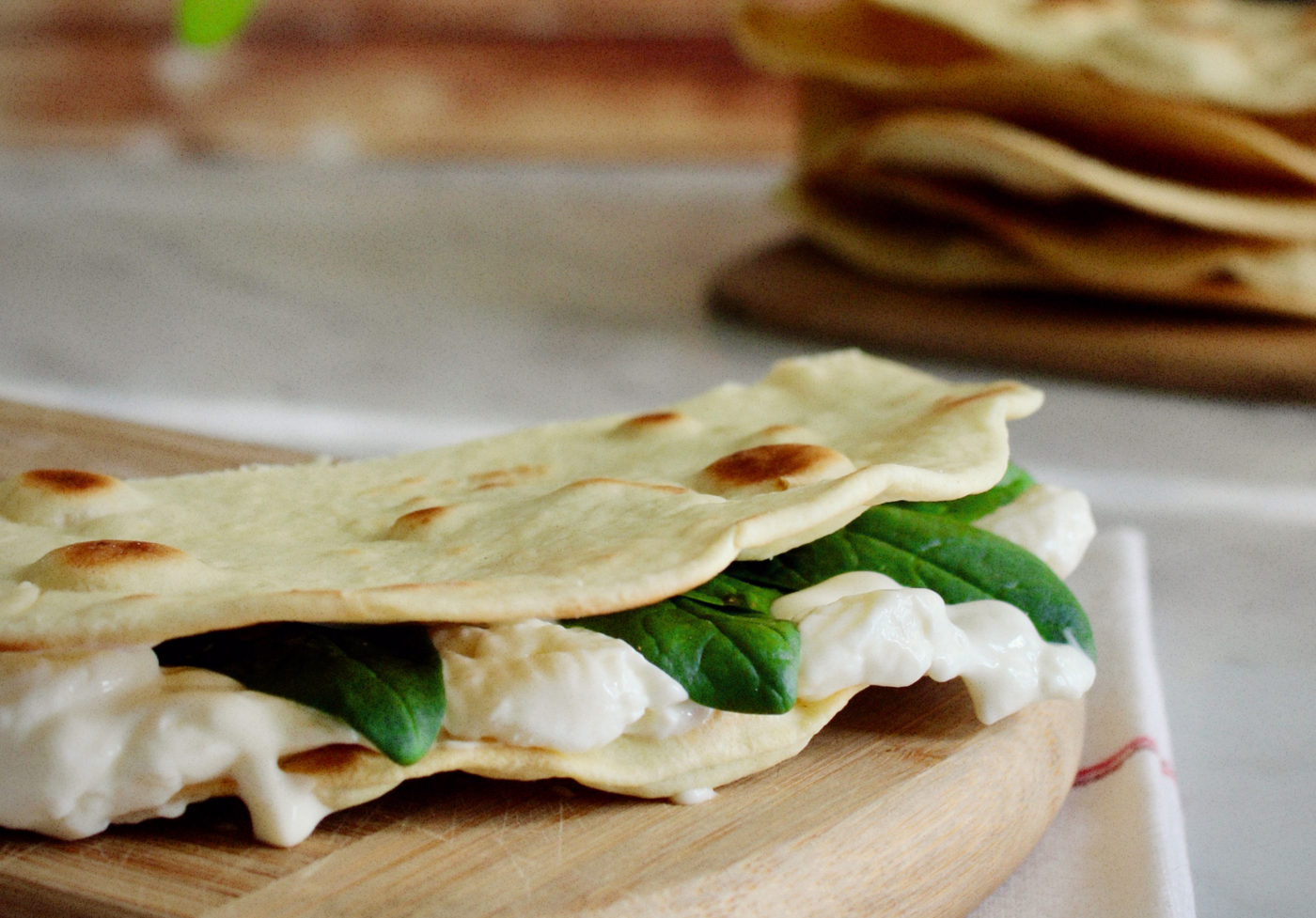 Piadina morbida al latte e senza strutto
