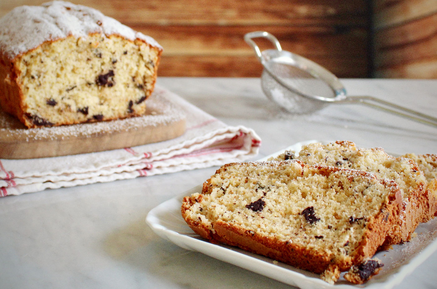 Plumcake al latte e cioccolato