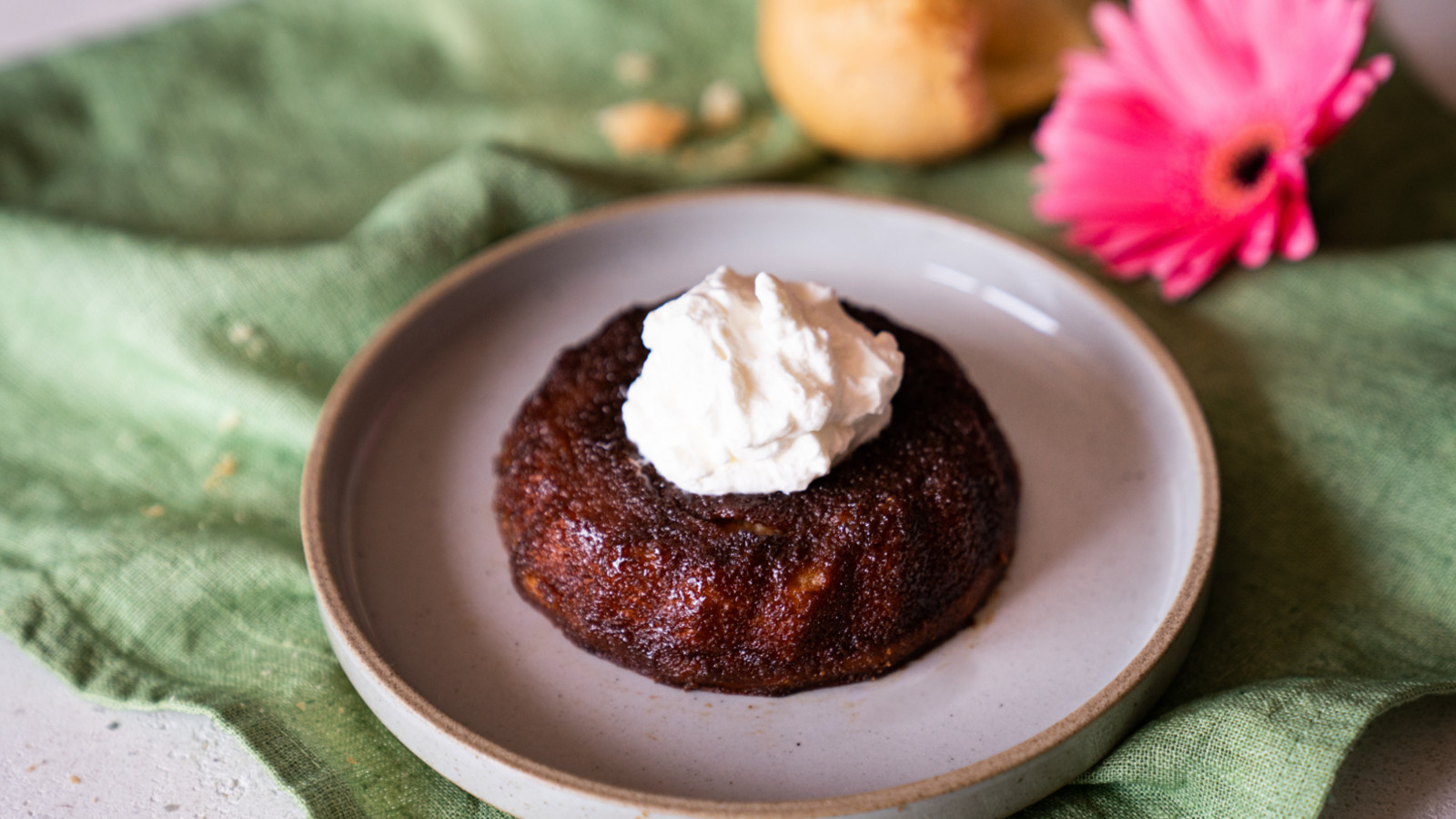 Budino di pane al caramello