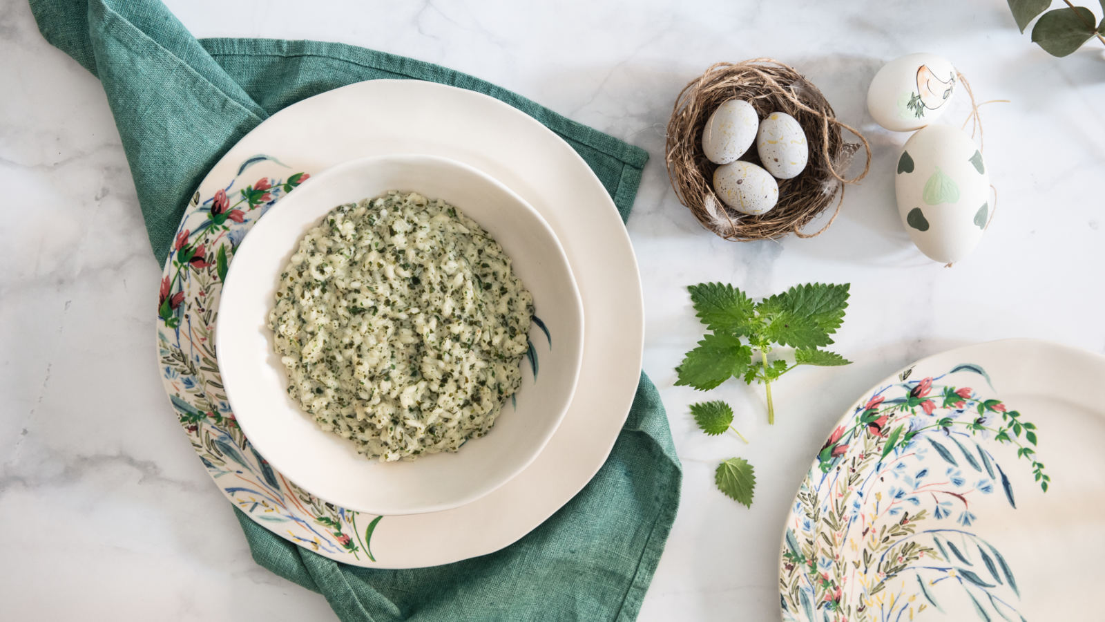 Risotto alle ortiche e mascarpone