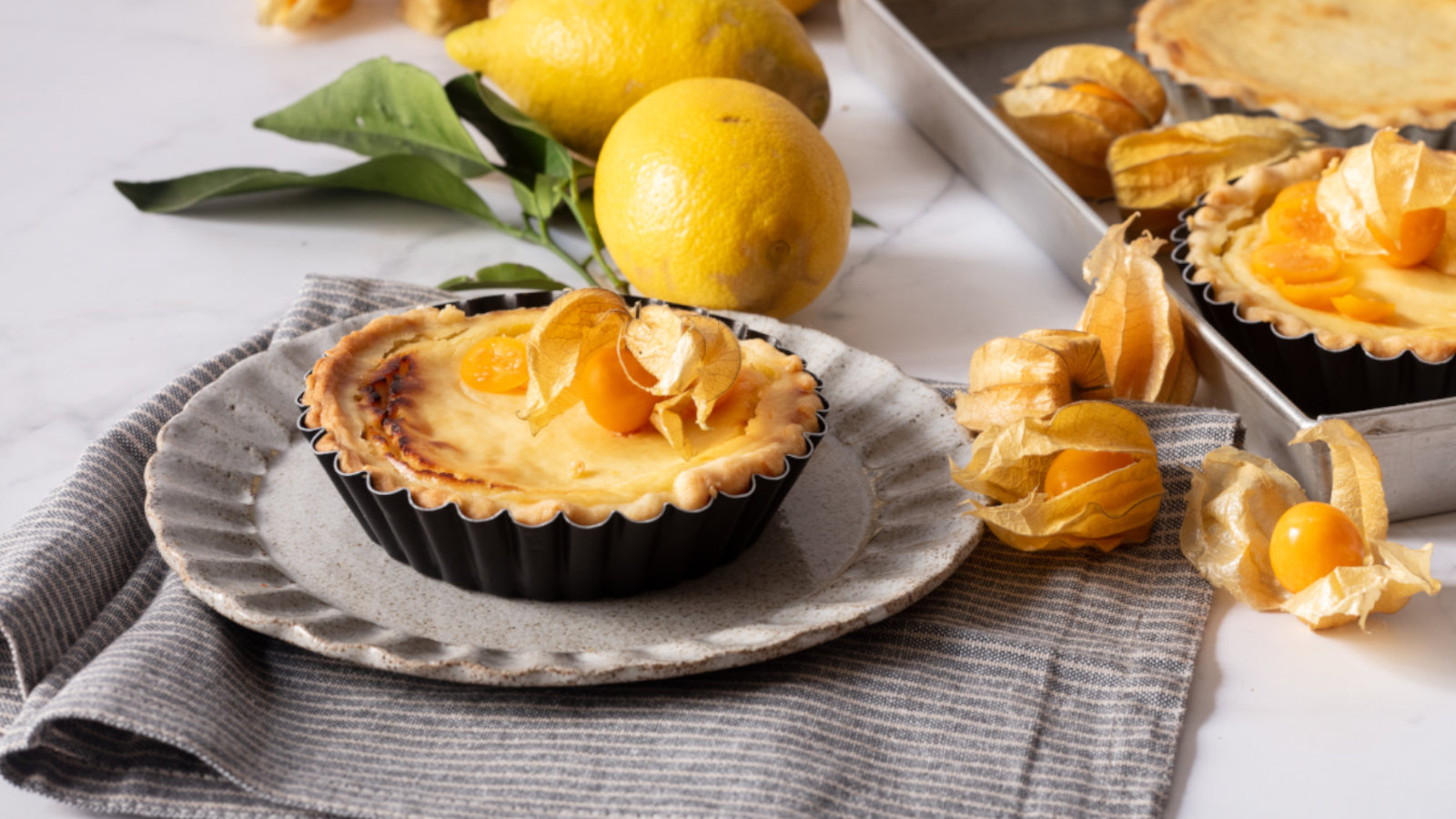 Crostata alla crema di limone e mascarpone 