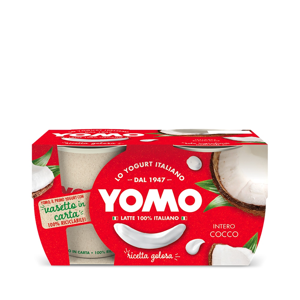 Yogurt Yomo Intero al Cocco